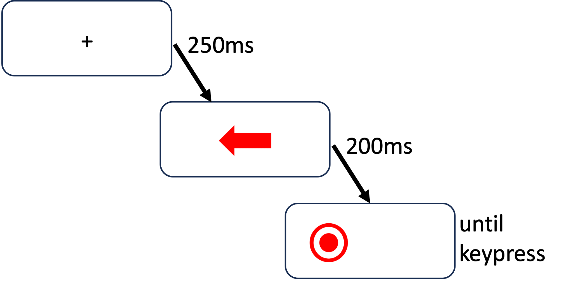 Figure to show a single trial in the experiment