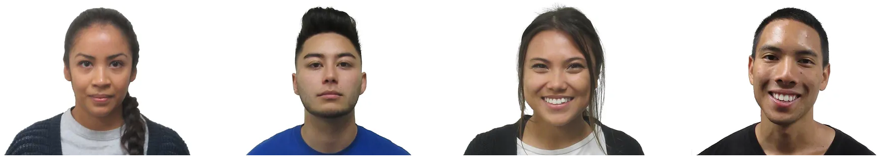 exemplar face images from the 10k US Adult Faces Database